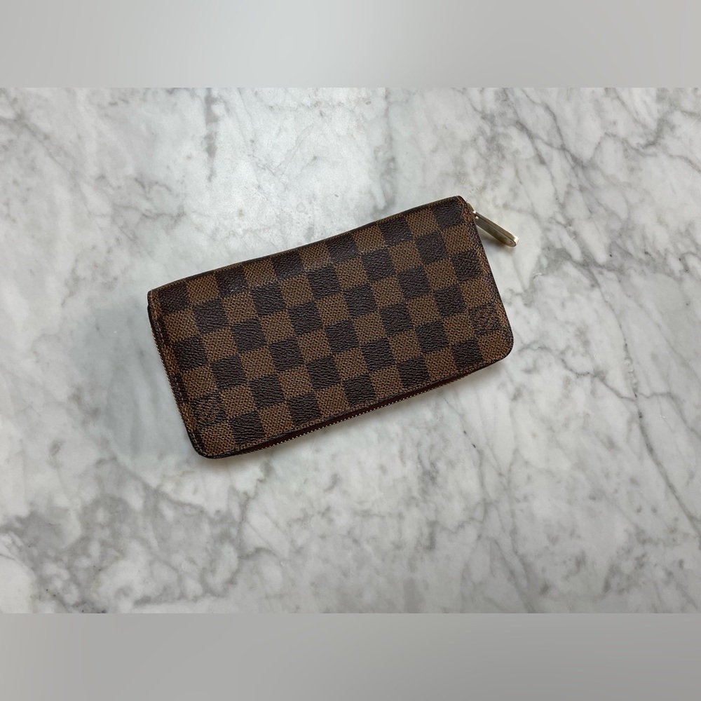 Louis Vuitton Zippy Continental Wallet Brown Damier Ebene